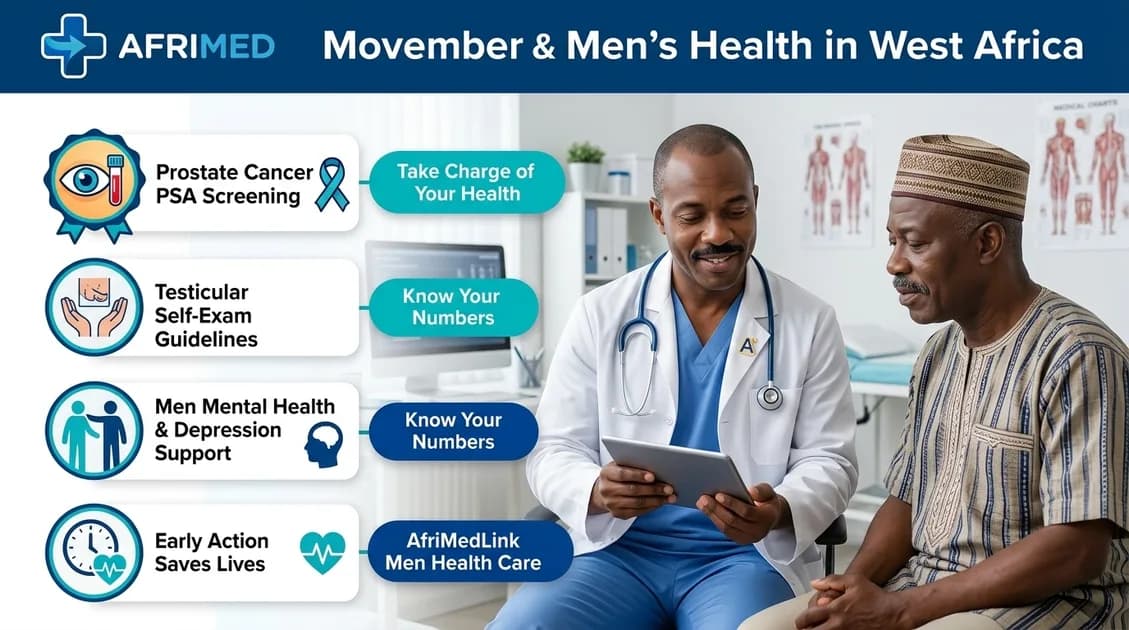 Movember & Men's Health in West Africa: Prostate Cancer, Testicular Health, and Mental Wellbeing
