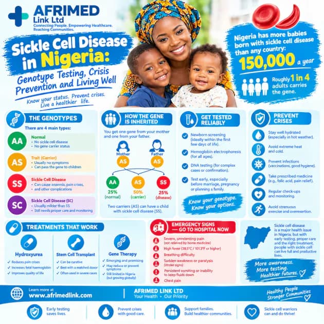Sickle Cell Disease in Nigeria: Genotype Testing, Crisis Prevention and Living Well